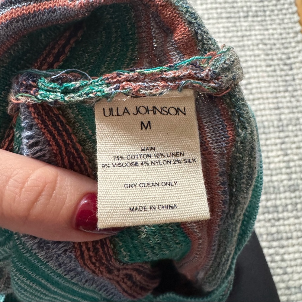 Ulla Johnson Multicolor Knit Crop Top - Picture 5 of 6